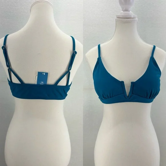 NWT Swimsuit‎ Bikini Top  V-Wire Bralette SIZE M - Picture 9 of 17